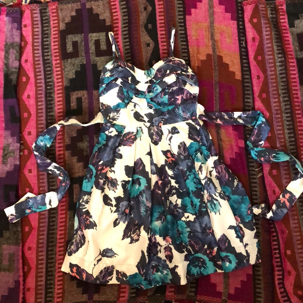 Blue and white tween or teen dress